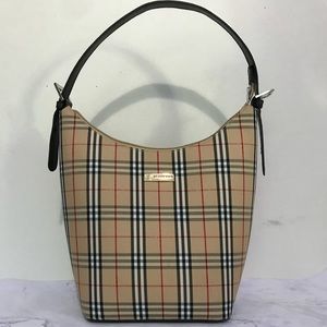 Burberry haymarket check handbag. EUC